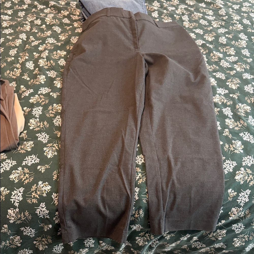 H&M Women's Wide Leg Brown Pants
